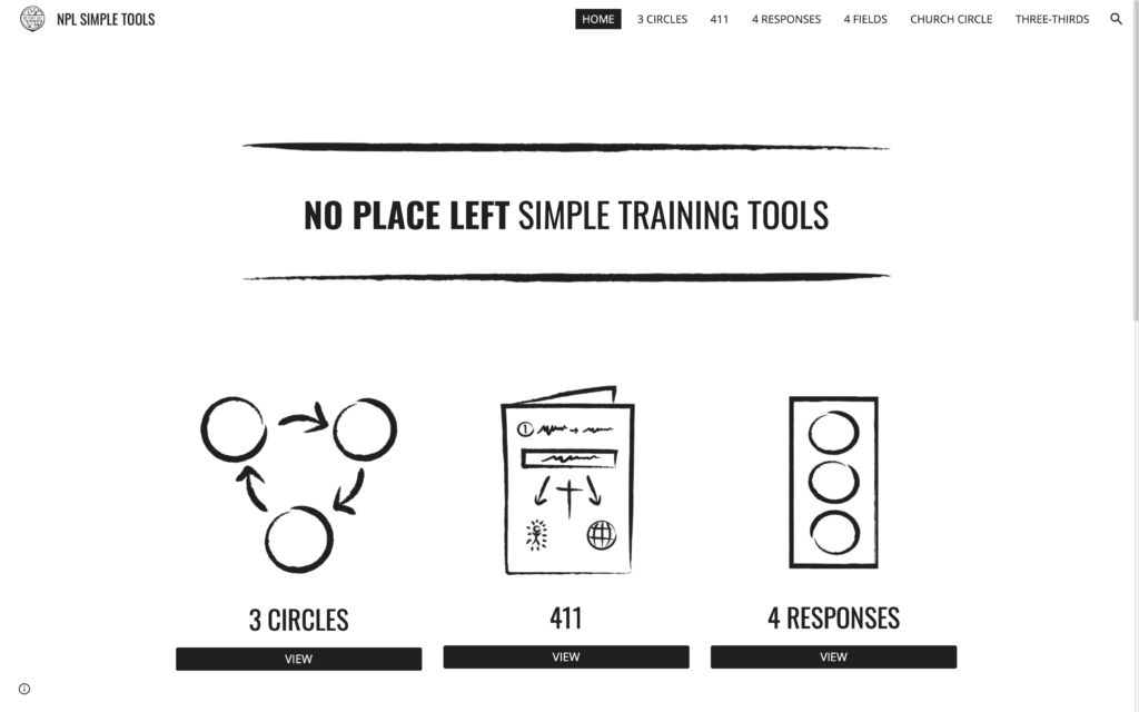 screen shot of NPL Simple Tools website